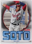 2018-2022 Juan Soto Washington Nationals Signed Road Jersey w/ Trading Card (Beckett)