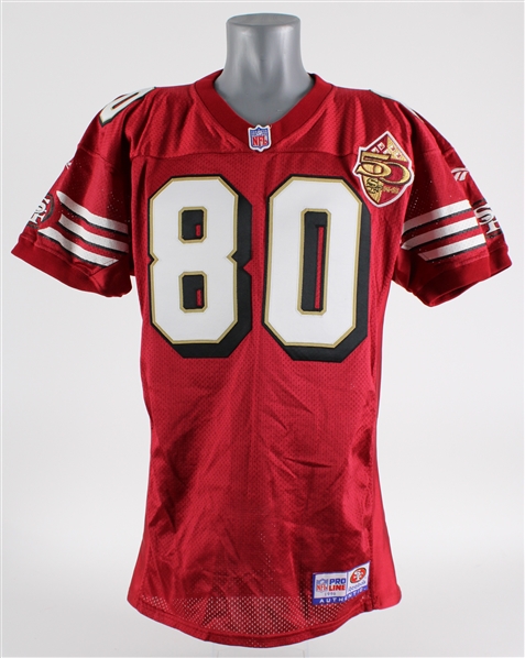 1996 Jerry Rice San Francisco 49ers Home Jersey (MEARS A5)