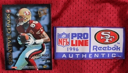 1996 Jerry Rice San Francisco 49ers Home Jersey (MEARS A5)