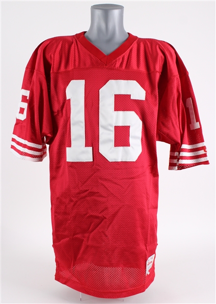 1990 Joe Montana San Francisco 49ers Home Jersey w/ Trading Card (MEARS LOA)
