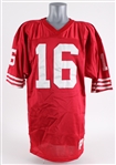 1990 Joe Montana San Francisco 49ers Home Jersey w/ Trading Card (MEARS LOA)