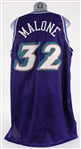 2002-03 Karl Malone Utah Jazz Game Worn Road Jersey (MEARS A5)