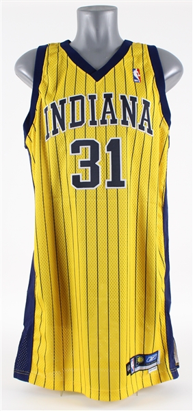 2004-05 Reggie Miller Indiana Pacers Game Worn Alternate Jersey (MEARS A5)