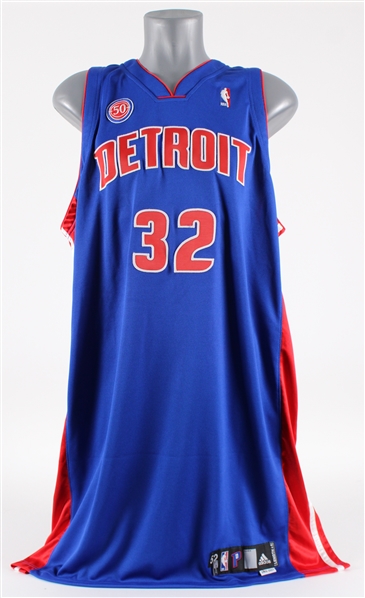 2006-07 Richard Hamilton Detroit Pistons Game Worn Road Jersey (MEARS A5) 