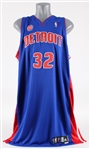2006-07 Richard Hamilton Detroit Pistons Game Worn Road Jersey (MEARS A5) 