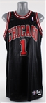 2009-10 Derrick Rose Chicago Bulls Game Worn Alternate Jersey (MEARS A5)