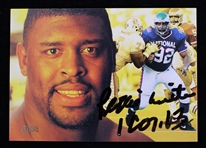 1992 Reggie White Green Bay Packers Signed 11 of 25 Score Trading Card (JSA) 