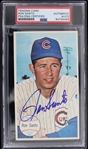 1964 Ron Santo Chicago Cubs Signed #58 Topps Giant Trading Card (PSA/DNA Slabbed) 