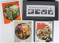 1980s-2010s Green Bay Packers 14x18 Framed NFL MVP Photo, RCA Videodiscs & more (Lot of 6)