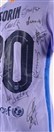 2021 Juan Pablo Sorin FC Barcelona Legends Multi Signed Jersey w/ Ronaldinho, Rivaldo & More (MEARS LOA / JSA) 