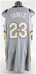 2017-18 LeBron James Cleveland Cavaliers The Land City Edition Road Uniform (MEARS A5)
