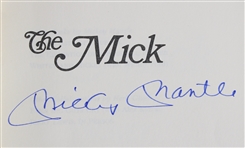 1951-68 Mickey Mantle NY Yankees Signed The Mick & My Favorite Summer Books (JSA)