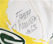1995-97 LeRoy Butler Green Bay Packers Signed Game Worn Nike Gloves + Fuzzy Thurston / Adam Timmerman Dual Signed Cap (MEARS LOA / JSA)