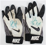 1995-97 LeRoy Butler Green Bay Packers Signed Game Worn Nike Gloves + Fuzzy Thurston / Adam Timmerman Dual Signed Cap (MEARS LOA / JSA)