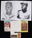 1940s-90s NY Yankees Programs, Signed Cards Including Charlie Keller, Eddie Mathews & more (JSA)(Lot of 55+)