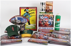 1970s-2000s Baseball, Basketball, Football Memorabilia w/ Mini Pennants, Books & more (Lot of 500+)