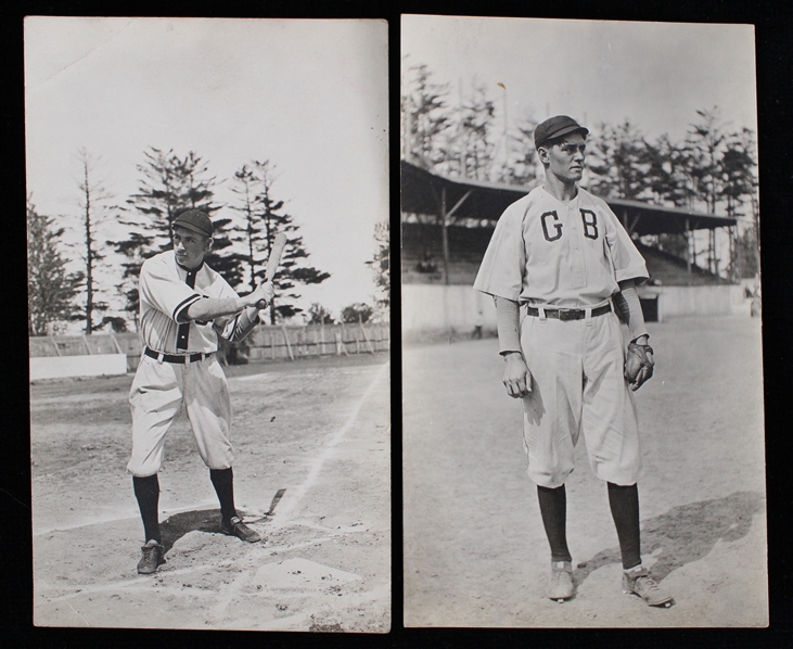 1920’s Green Bay Baseball Club Stiller Real Photograph Postcards (Lot of 2)