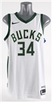 Giannis Antetokounmpo Milwaukee Bucks Signed Jersey (Beckett)