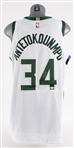 Giannis Antetokounmpo Milwaukee Bucks Signed Jersey (Beckett)