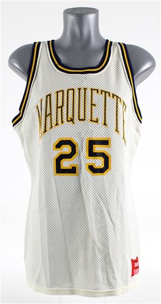 1980s Marquette Warriors #25 Unissued Jersey 