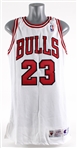 1995-96 Michael Jordan Chicago Bulls Home Pro Cut Jersey 