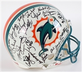1972 Miami Dolphins Team Signed Helmet w/ Bob Griese & more (JSA) 