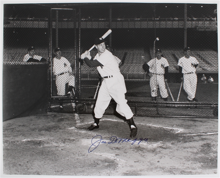 1936-51 Joe DiMaggio NY Yankees Signed 16x20 Photo (JSA) 