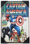 2012 Captain America Marvel Big Premier Issue 13x19 Plaque 