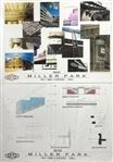 1996-97 Milwaukee Brewers Miller Park Architectural Designs & Renderings (Lot of 6)