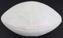 1980 Los Angeles Rams Multi Signed ONFL Rozelle Autograph Panel Football w/ 30+ Signatures (JSA)