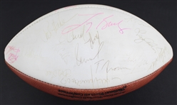 1980 Los Angeles Rams Multi Signed ONFL Rozelle Autograph Panel Football w/ 30+ Signatures (JSA)