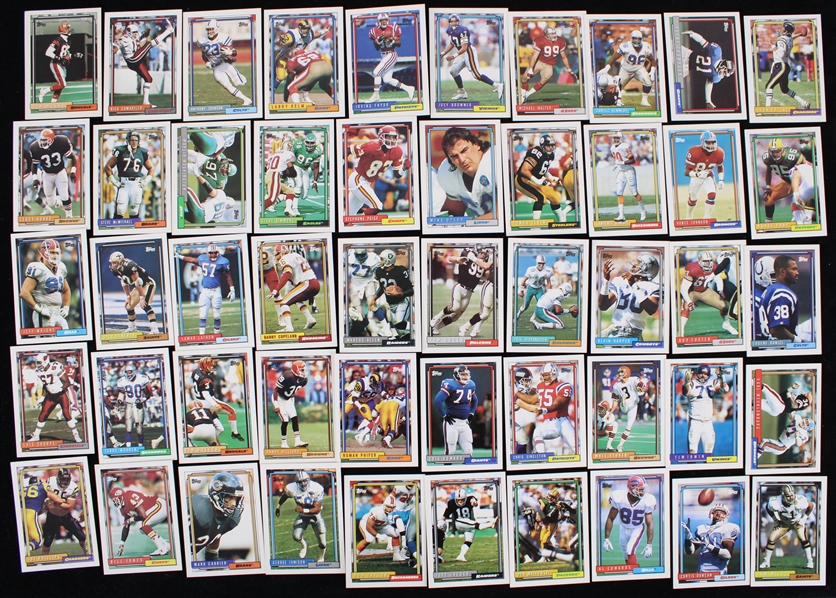 1992 Topps Football Trading Cards Complete Set of 759 Cards