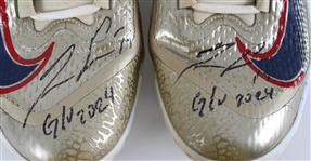2024 Ronald Acuna Jr Atlanta Braves Game Worn Signed Cleats (MEARS LOA/JSA)