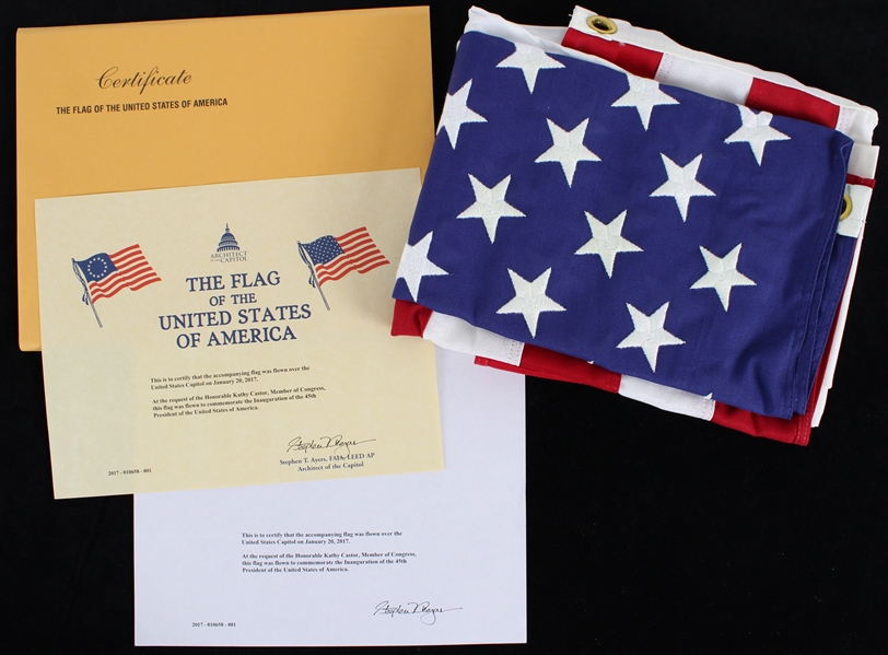 2017 (Jan 20th) Donald Trump Inauguration Flag of the Unites States of America 