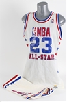 1988 Michael Jordan Chicago Bulls Game Issued All Star Uniform w/ Jersey & Shorts (MEARS A5)