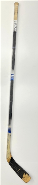 1990s Ken Daneyko New Jersey Devils Signed Game Used Hockey Stick (MEARS LOA / JSA)