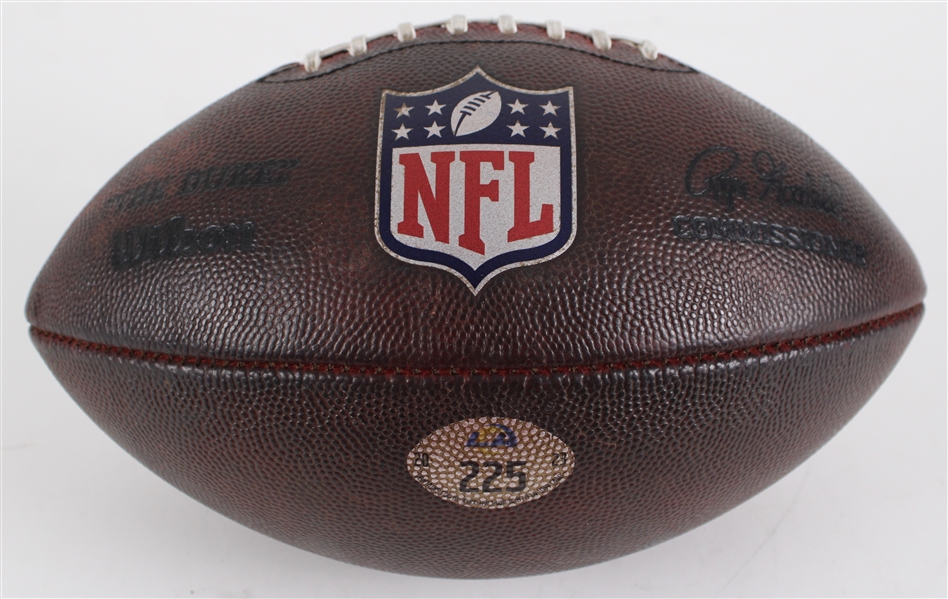 2023 Los Angeles Rams ONFL Goodell Game Used Football (MEARS LOA) 