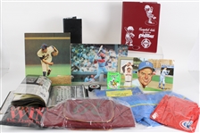 1930s-1990s Boston / Atlanta Braves Scrapbook, Baseballs, Starting Line Up & more (Lot of 40+)