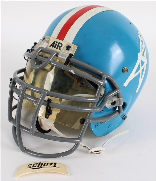 1999 Mike Frederick Houston Oilers Throwback Football Helmet (MEARS LOA)