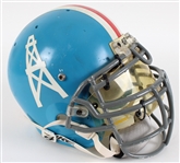 1999 Mike Frederick Houston Oilers Throwback Football Helmet (MEARS LOA)