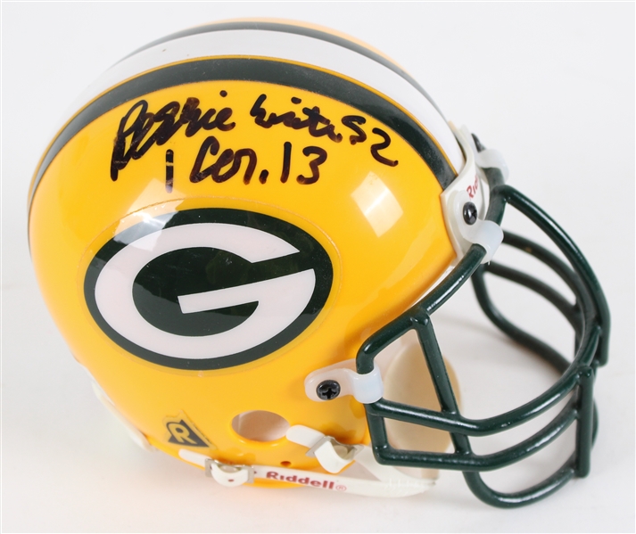 1993-98 Reggie White Green Bay Packers Signed Mini Helmet (JSA)