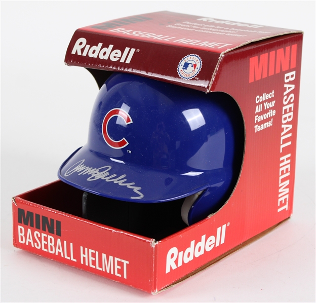 1982-97 Ryne Sandberg Chicago Cubs Signed Mini Helmet (JSA)