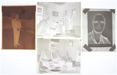 1950s-60s Vince Lombardi & Green Bay Packers Original Acetate 4x5 Negatives (Lot of 40+)