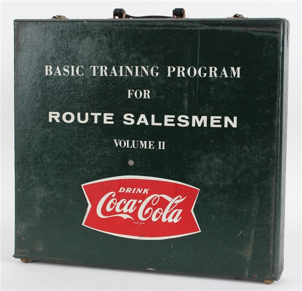 1959 Coca-Cola Basic Training Program Salesman 19"x17"x2" Kit 