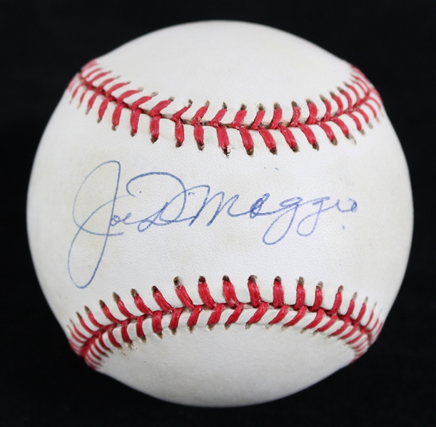 1936-51 Joe DiMaggio New York Yankees Signed American League Baseball (JSA)