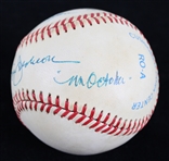1985-89 Reggie Jackson New York Yankees Signed OAL Brown Baseball (JSA)