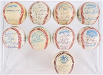 1980s-90s Chicago Cubs, Chicago White Sox Team Signed Baseballs & more (Lot of 10)
