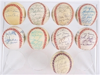 1980s-90s Chicago Cubs, Chicago White Sox Team Signed Baseballs & more (Lot of 10)