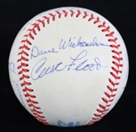1960s-2000s Billy Herman, Curt Flood, Lou Brock Chicago Cubs & more Signed American League Baseball (JSA) 
