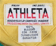 1970s Pele Brazille Autographed w/ Inscription Match Worn Jersey *JSA Full Letter*/MEARS LOA